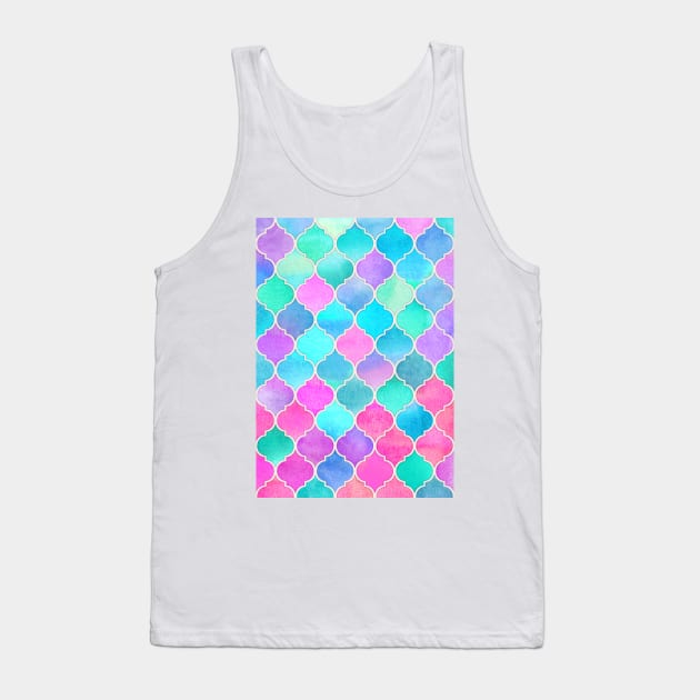 Bright Moroccan Morning - pretty pastel color pattern Tank Top by micklyn